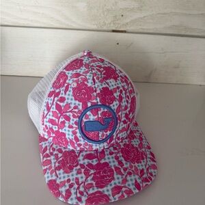Vineyard Vines Pink and Blue Mesh Cap Kentucky derby